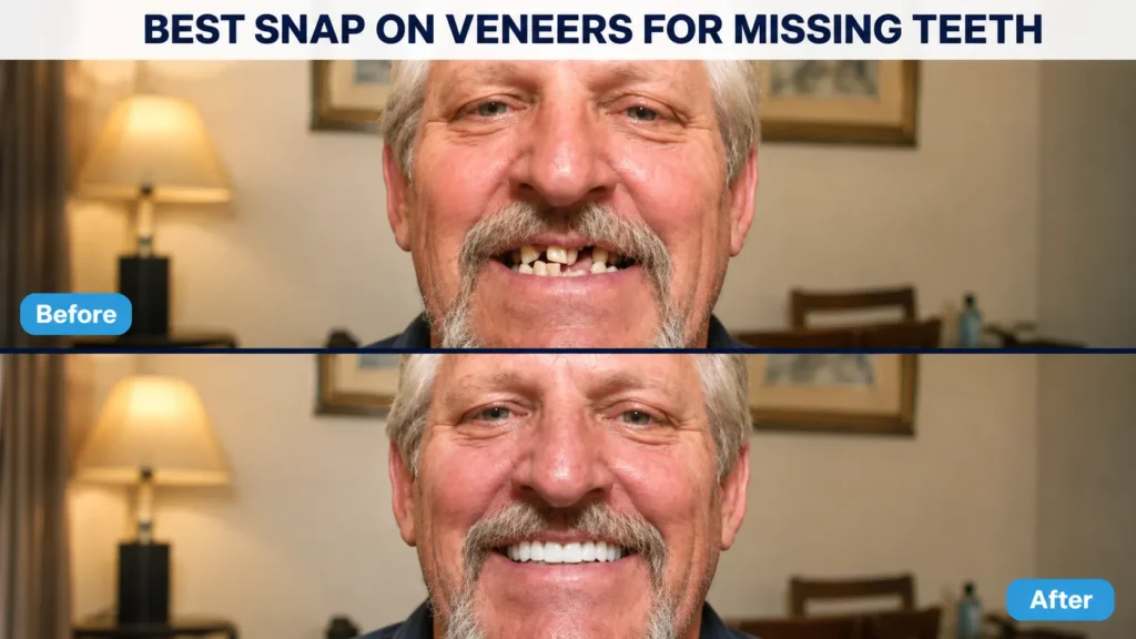 Best Snap On Veneers for Missing Teeth