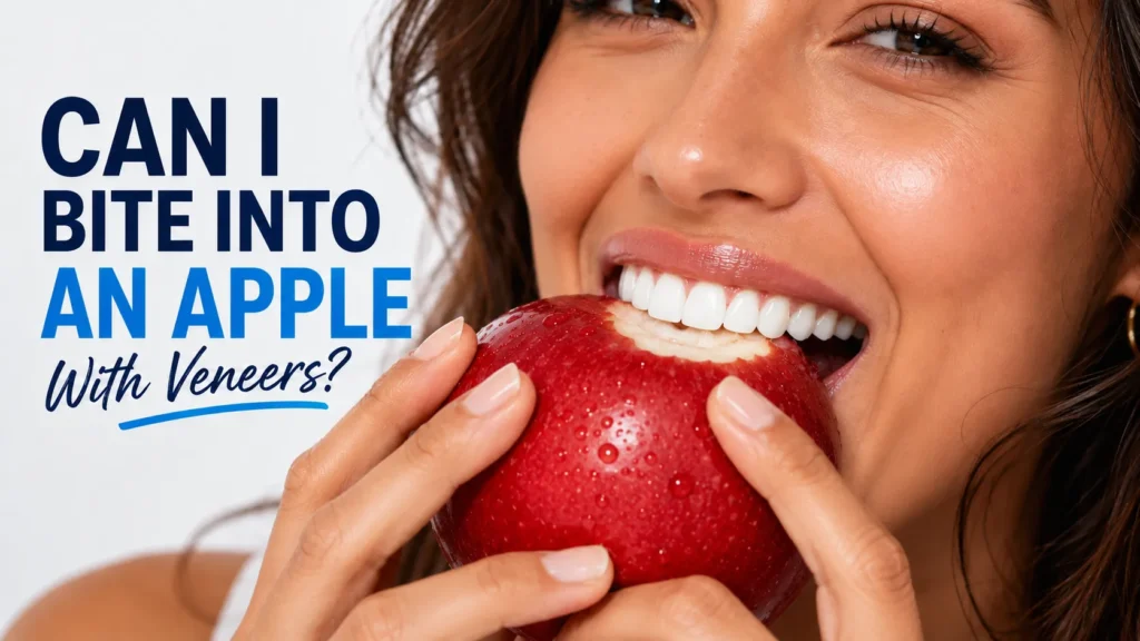 Can I Bite Into an Apple with Veneers