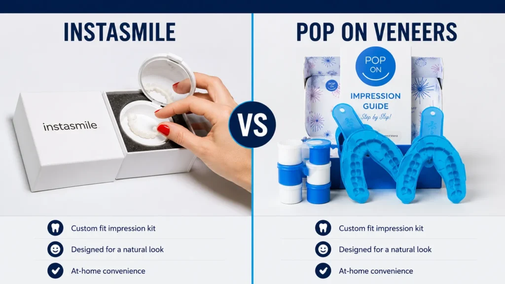 InstaSmile vs Pop On Veneers