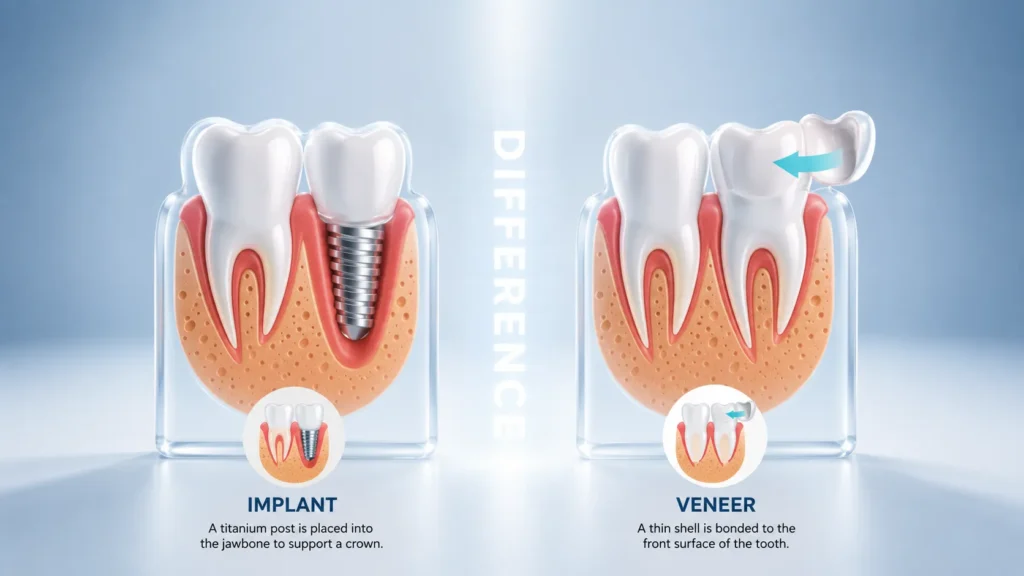Veneers Vs Implants