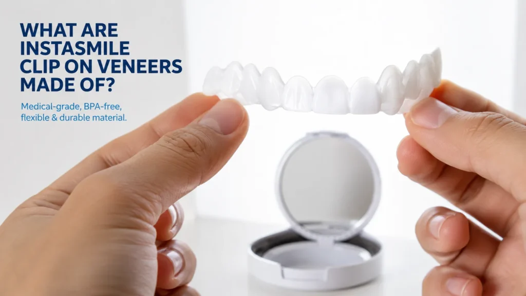 What Are Instasmile Clip On Veneers Made Of