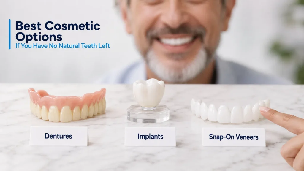 Best Cosmetic Options If You Have No Natural Teeth Left