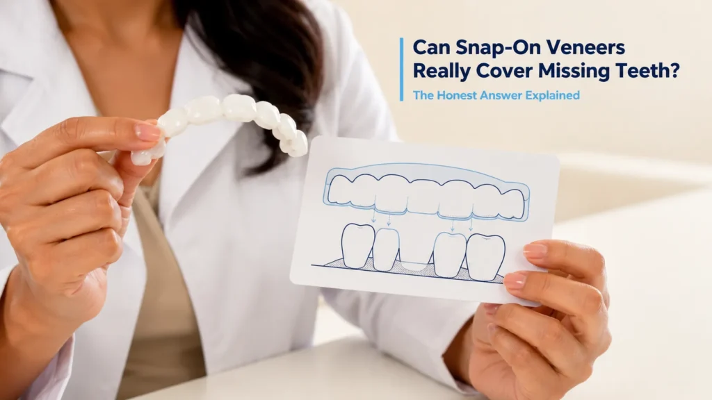 Can Snap-On Veneers Really Cover Missing Teeth