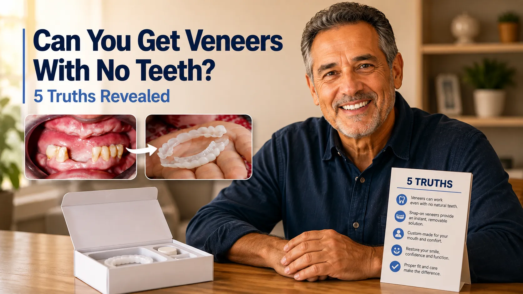 Can You Get Veneers With No Teeth
