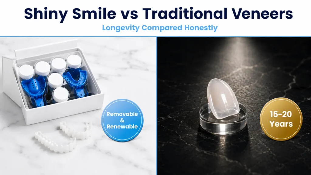How Long Do Veneers Last with Shiny Smile vs Traditional Options