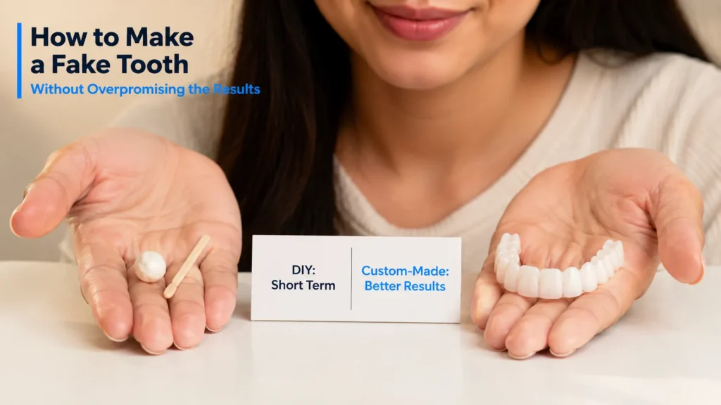 How to Make a Fake Tooth Without Overpromising Results