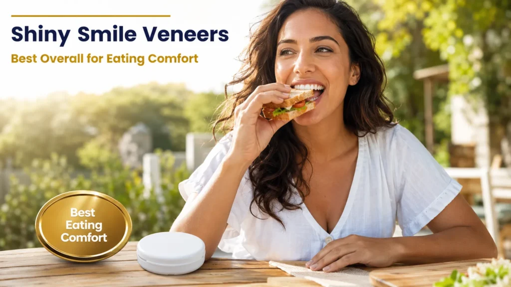 Shiny Smile Veneers - Best Overall for Eating Comfort