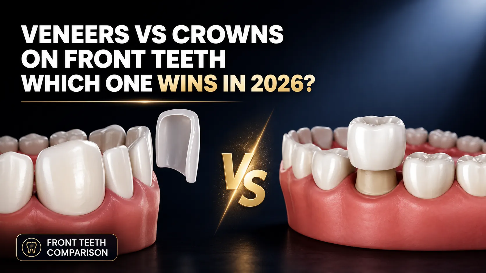 Veneers vs Crowns On Front Teeth