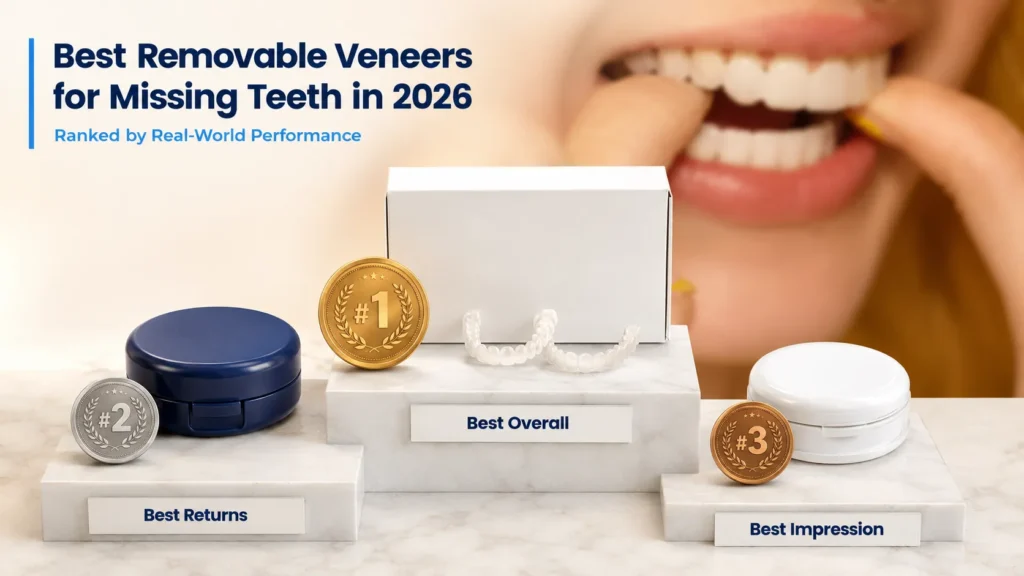Best Removable Veneers for Missing Teeth in 2026