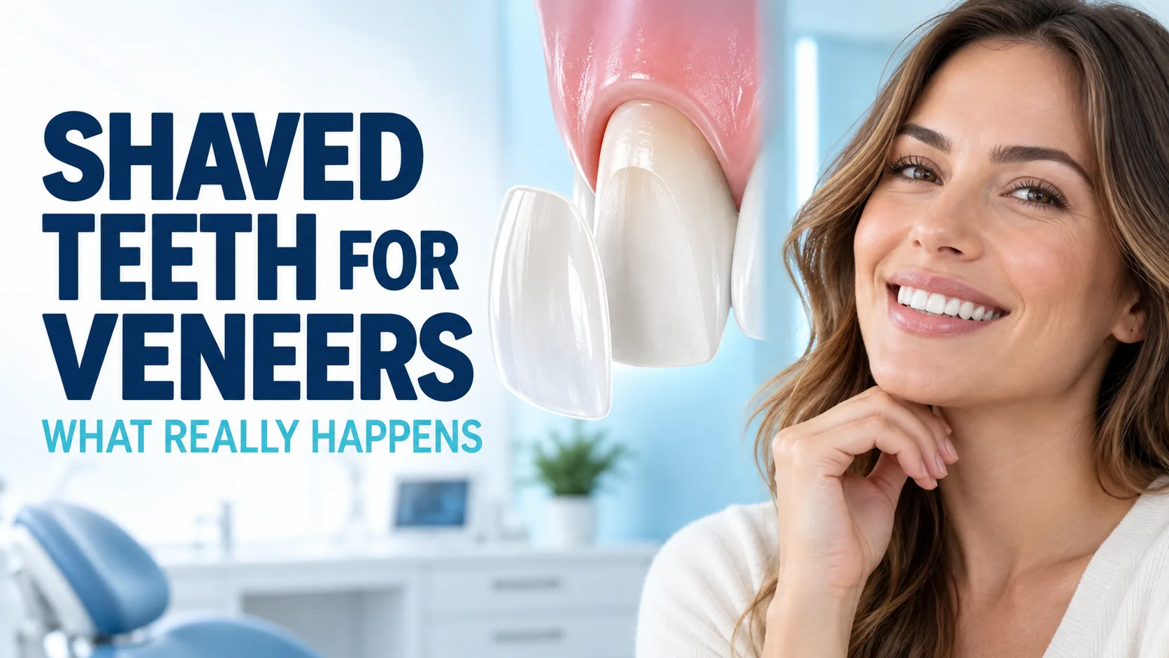 Shaved Teeth for Veneers